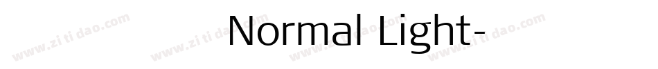 ヒカリ角ゴ Normal Light字体转换
